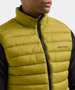 Didriksons Men's Marino Vest Yellow Pollen