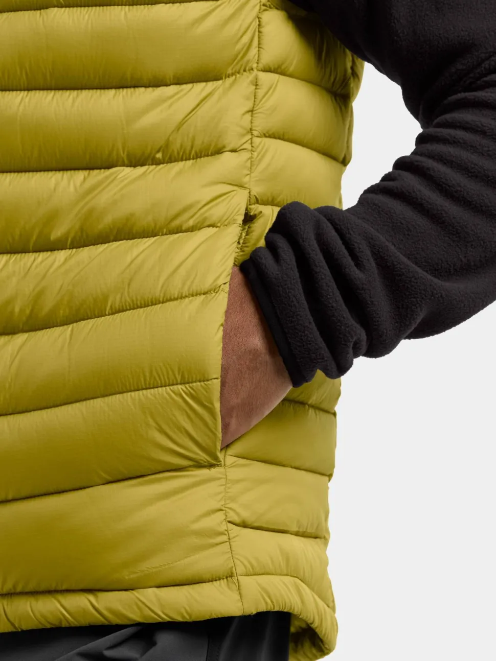 Didriksons Men's Marino Vest Yellow Pollen