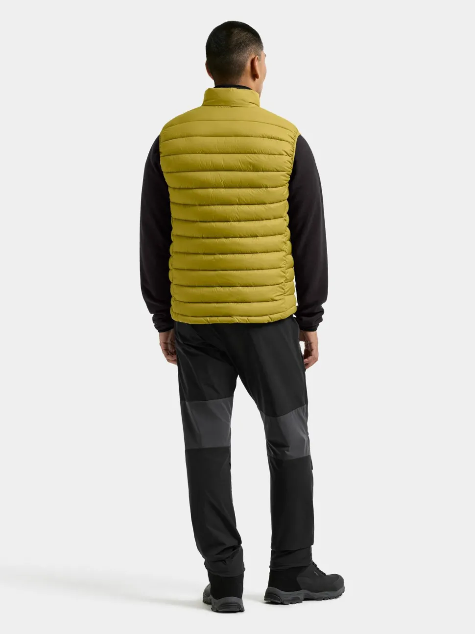 Didriksons Men's Marino Vest Yellow Pollen