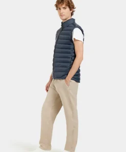 Didriksons Men's Marino Vest Sleepy Blue