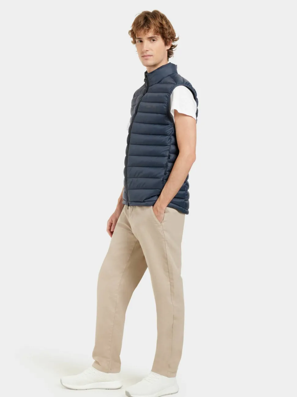 Didriksons Men's Marino Vest Sleepy Blue