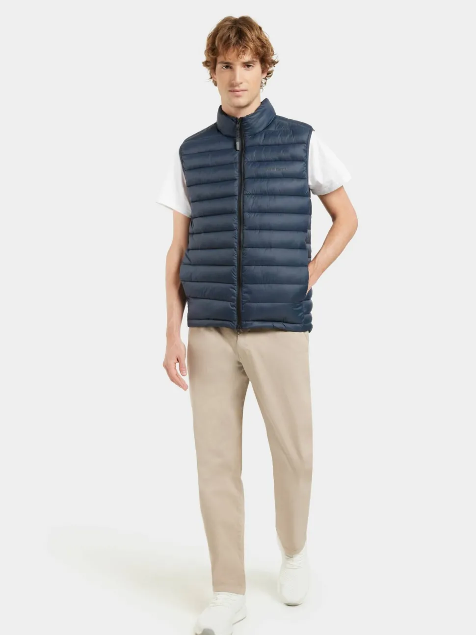 Didriksons Men's Marino Vest Sleepy Blue