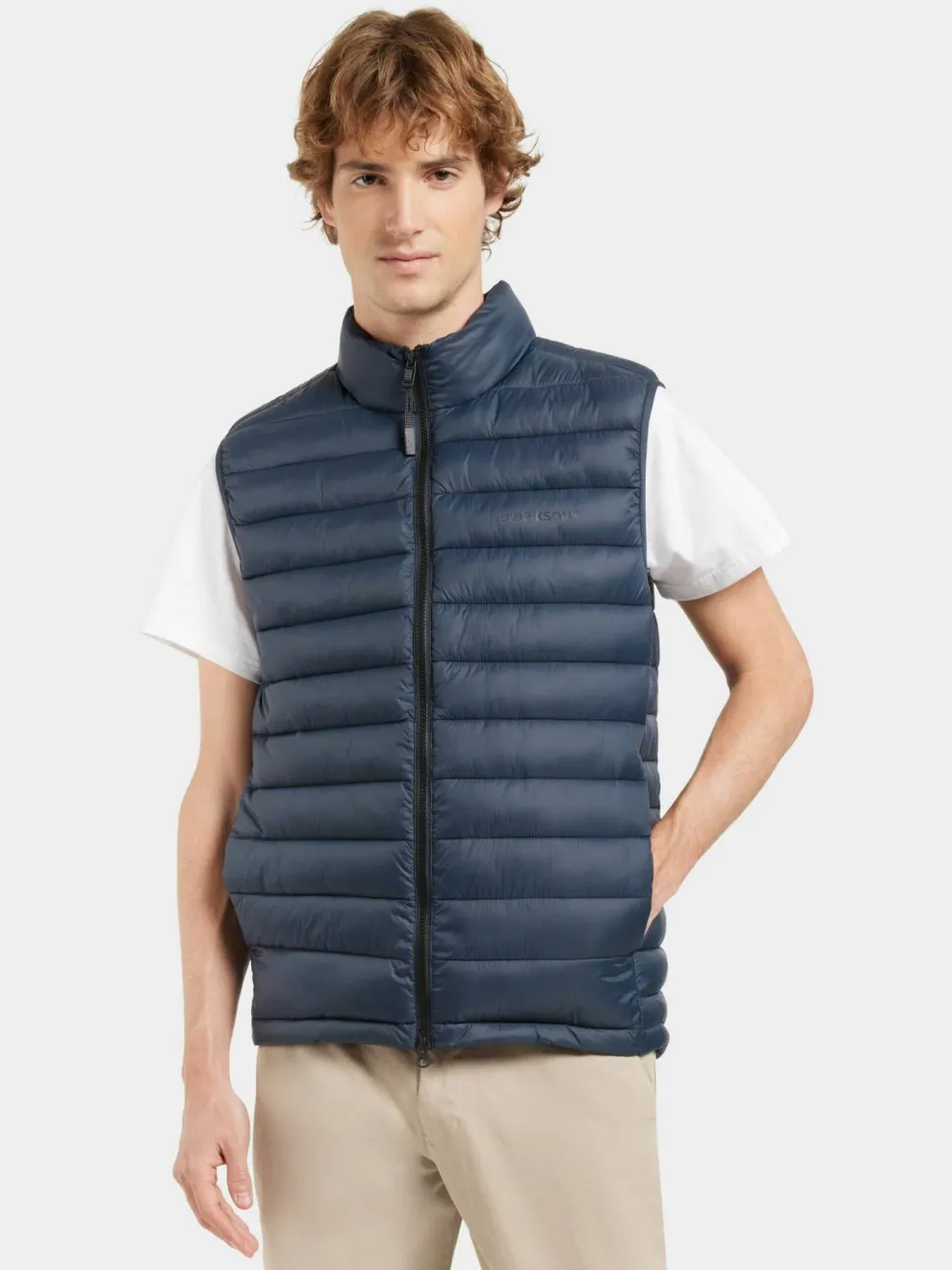 Didriksons Men's Marino Vest Sleepy Blue