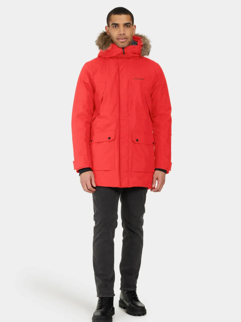 Didriksons Men's Rick Parka Pomme Red