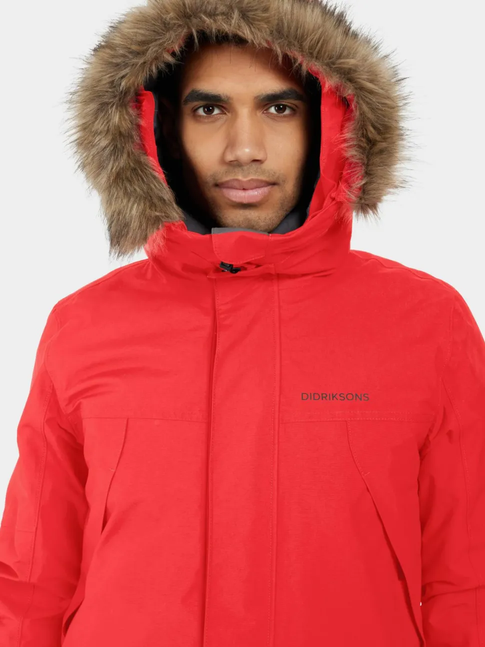 Didriksons Men's Rick Parka Pomme Red
