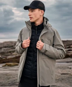 Didriksons Unisex Aston Jacket Ash Brown