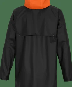 Didriksons Unisex Avon Parka Galon Black/Flame