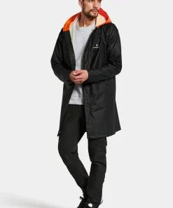 Didriksons Unisex Avon Parka Galon Black/Flame