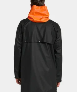 Didriksons Unisex Avon Parka Galon Black/Flame