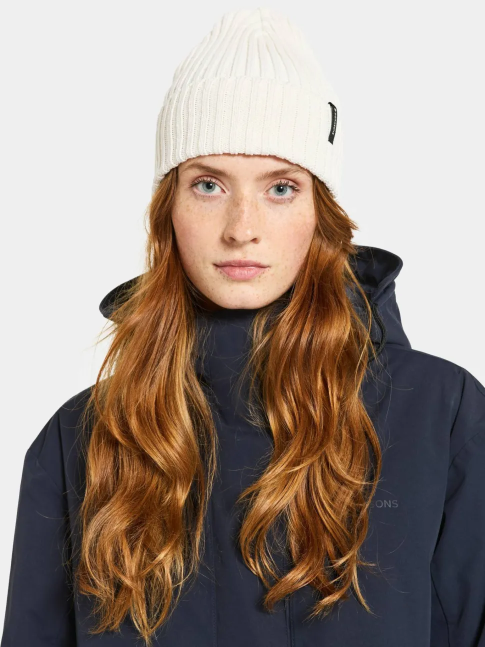 Didriksons Unisex Laken Beanie 3 Off White