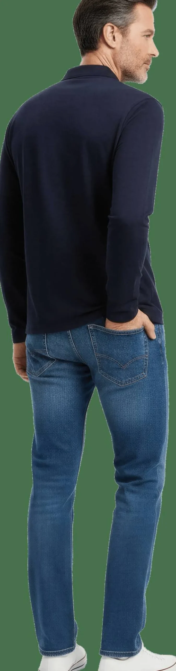 Dobsom Men's Skill Long Sleeve Performance Navy
