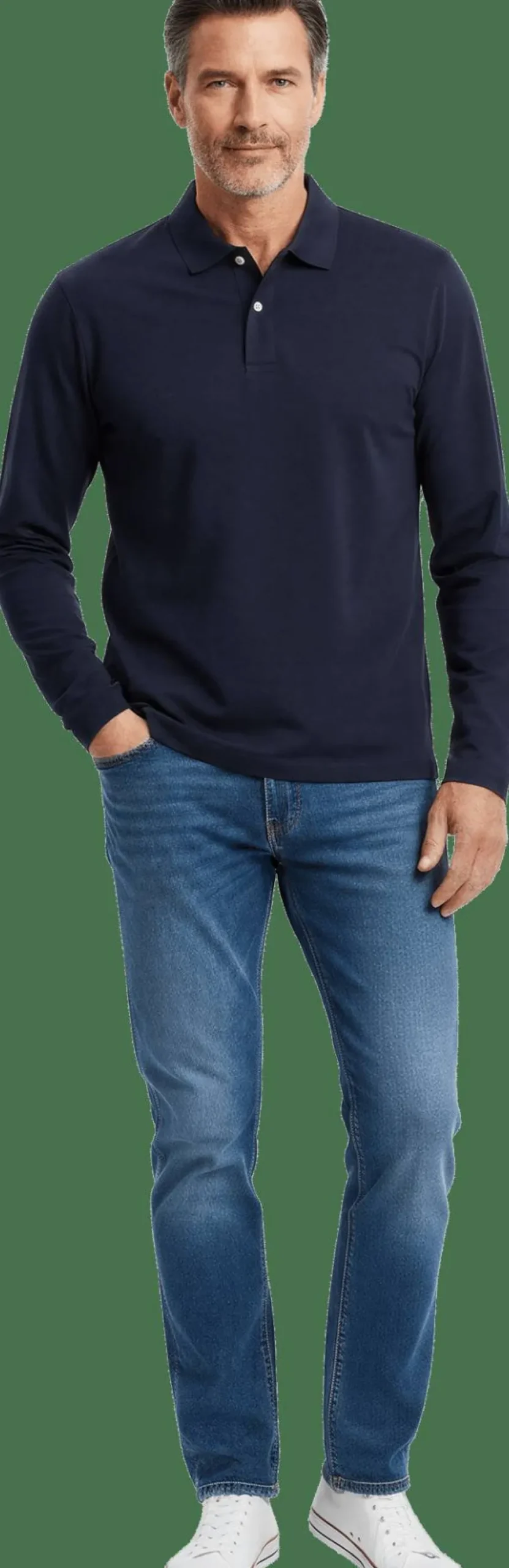Dobsom Men's Skill Long Sleeve Performance Navy