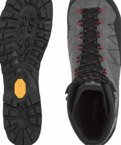 Dolomite Men's Crodarossa Hi GORE-TEX Gunmetal Grey/Fiery Red