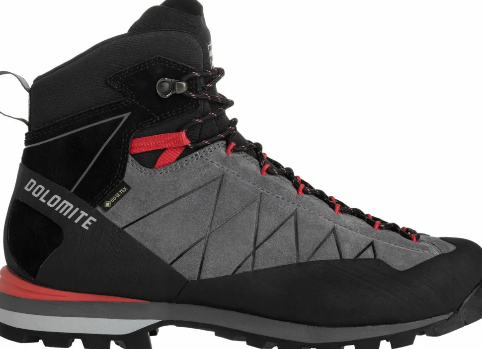 Dolomite Men's Crodarossa Hi GORE-TEX Gunmetal Grey/Fiery Red