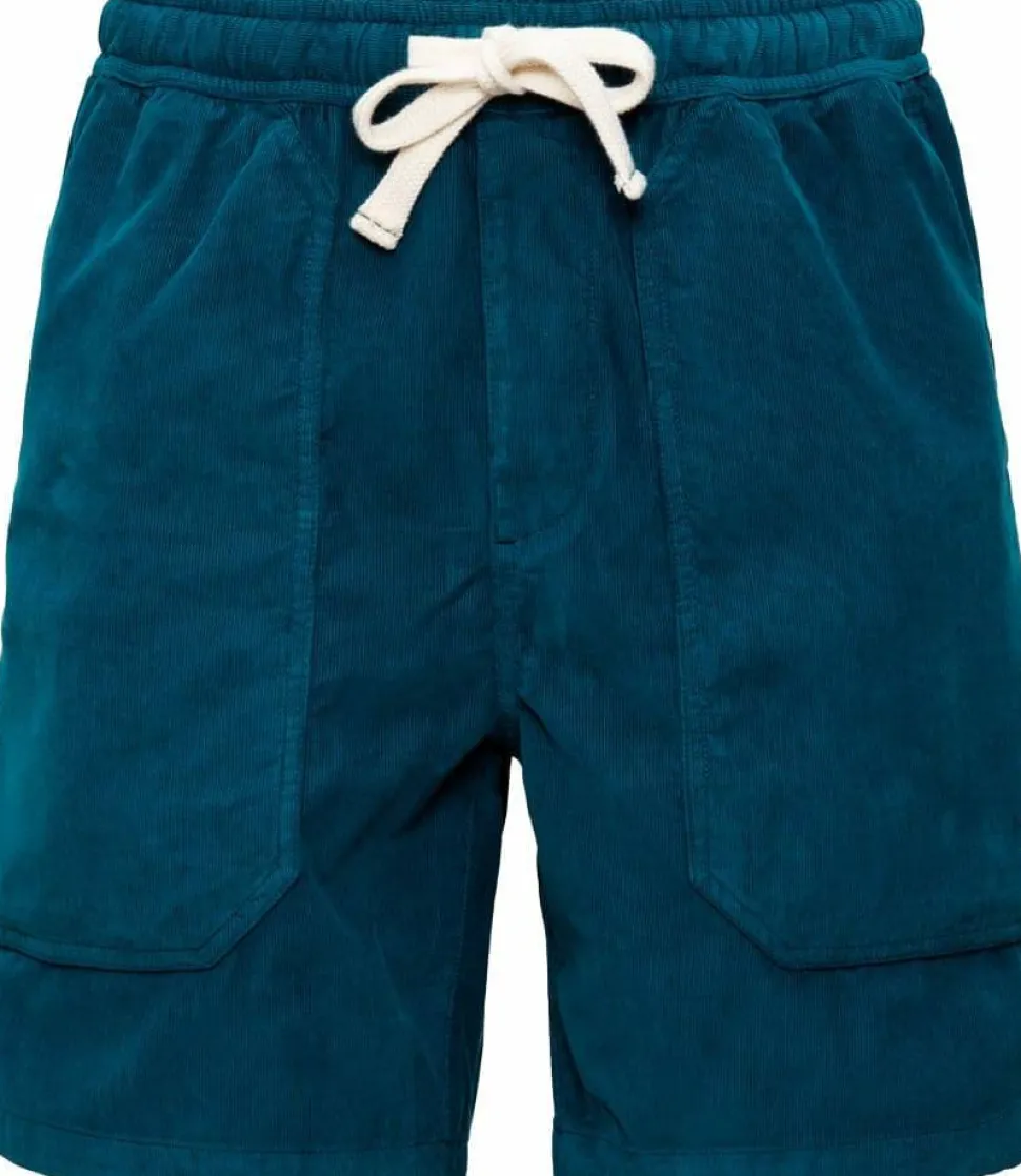Elevenate Men's Estate Cord Shorts Indian Blue