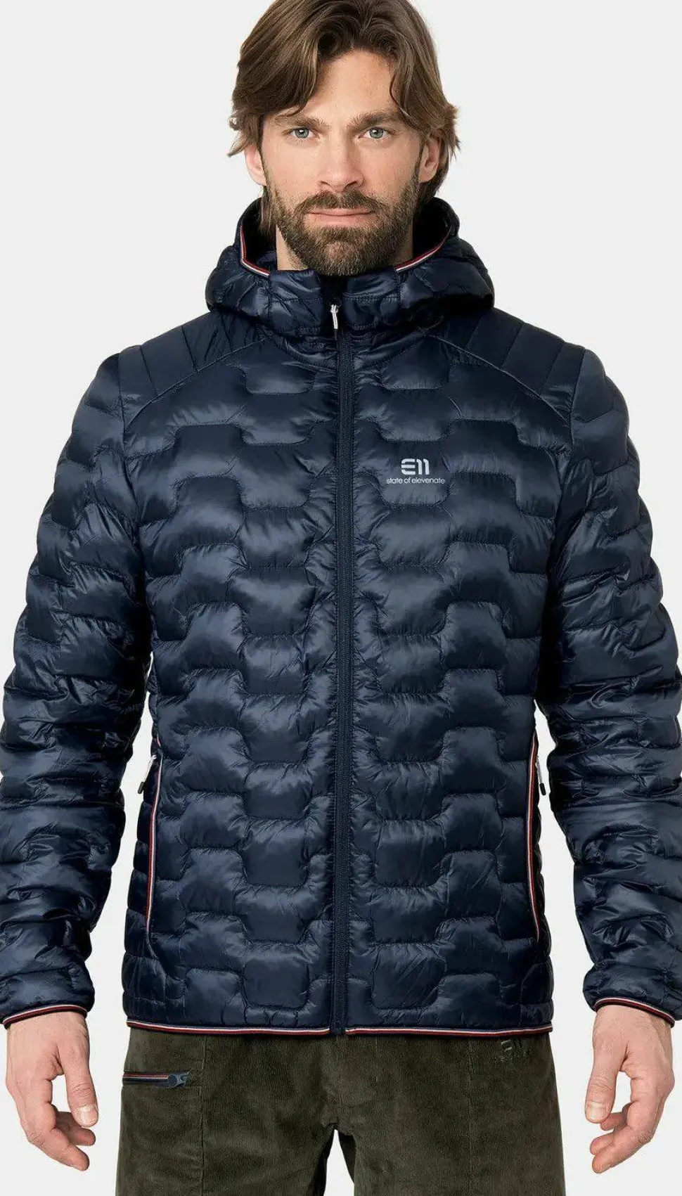 Elevenate Men's Motion Hood Dark Navy Solid