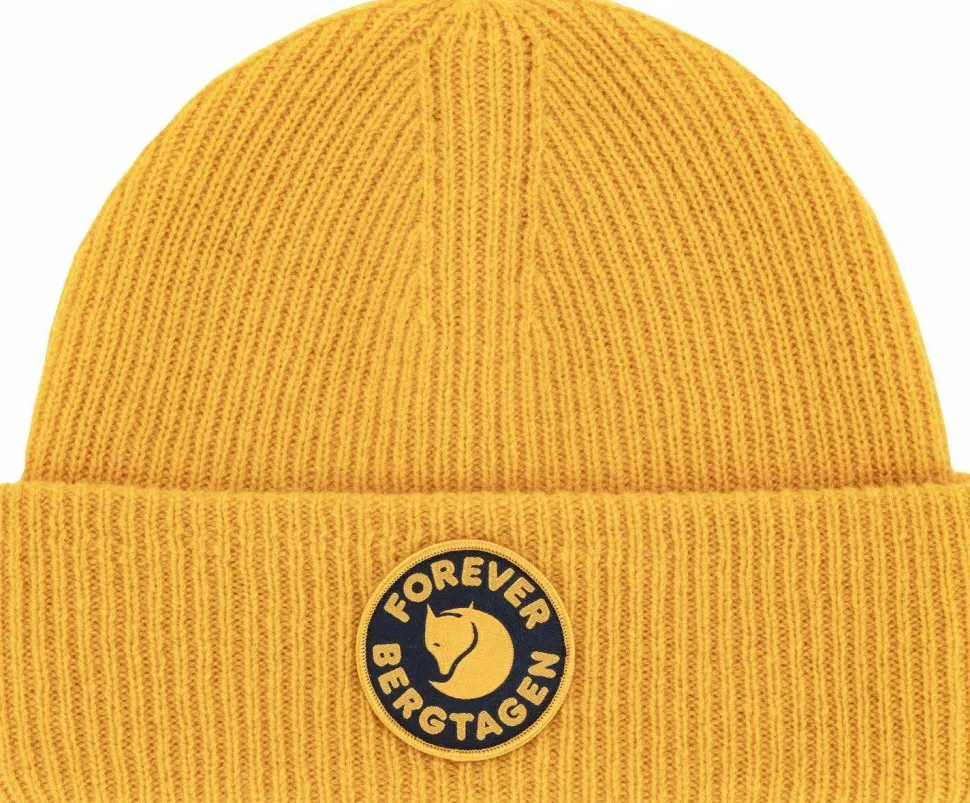 Fjällräven Bergtagen Forever Wool Beanie Mustard Yellow