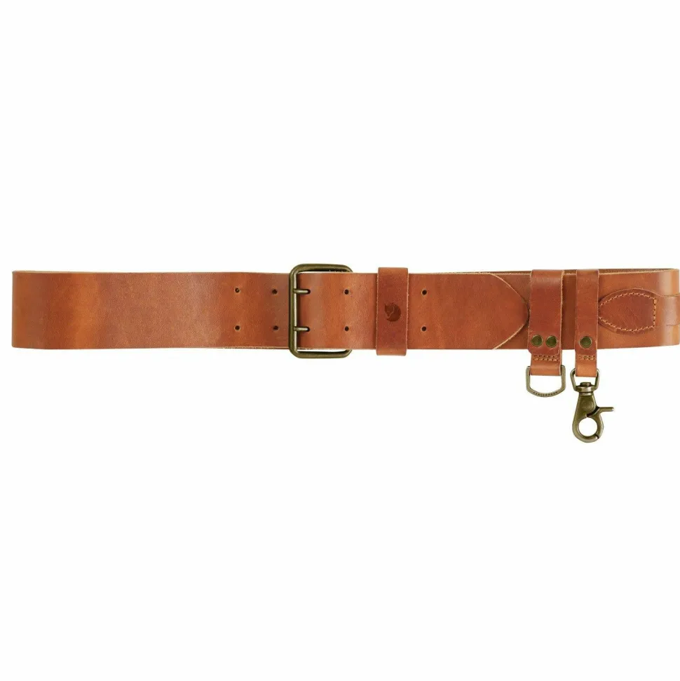 Fjällräven Equipment Belt Leather Cognac