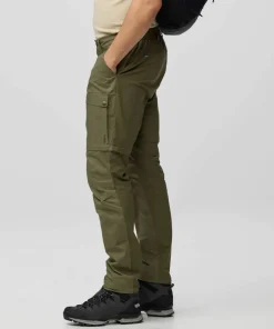 Fjällräven Men's Abisko Hybrid Trail Trousers Zip-Off Navy