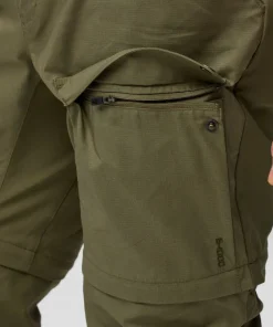 Fjällräven Men's Abisko Hybrid Trail Trousers Zip-Off Navy