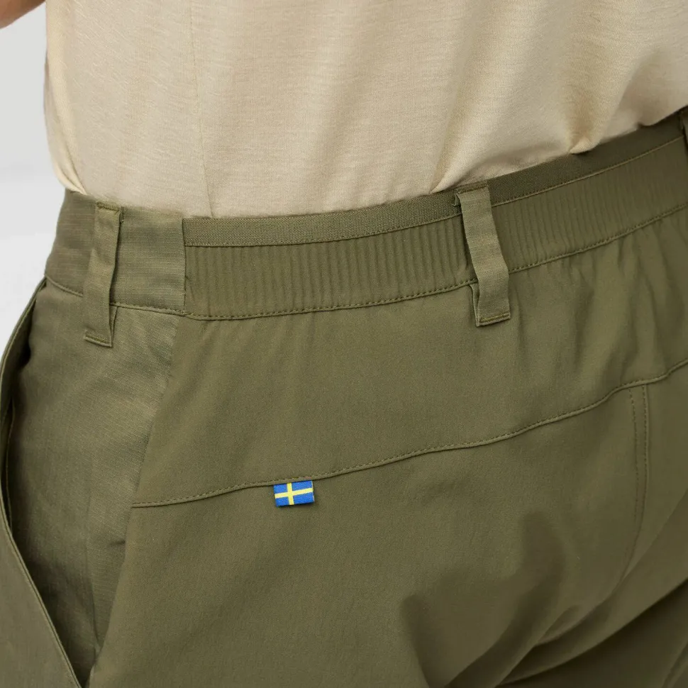 Fjällräven Men's Abisko Hybrid Trail Trousers Zip-Off Navy