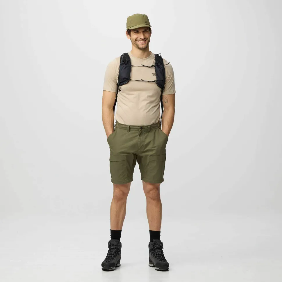 Fjällräven Men's Abisko Hybrid Trail Trousers Zip-Off Navy