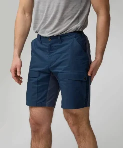 Fjällräven Men's Abisko Hybrid Trail Shorts Navy