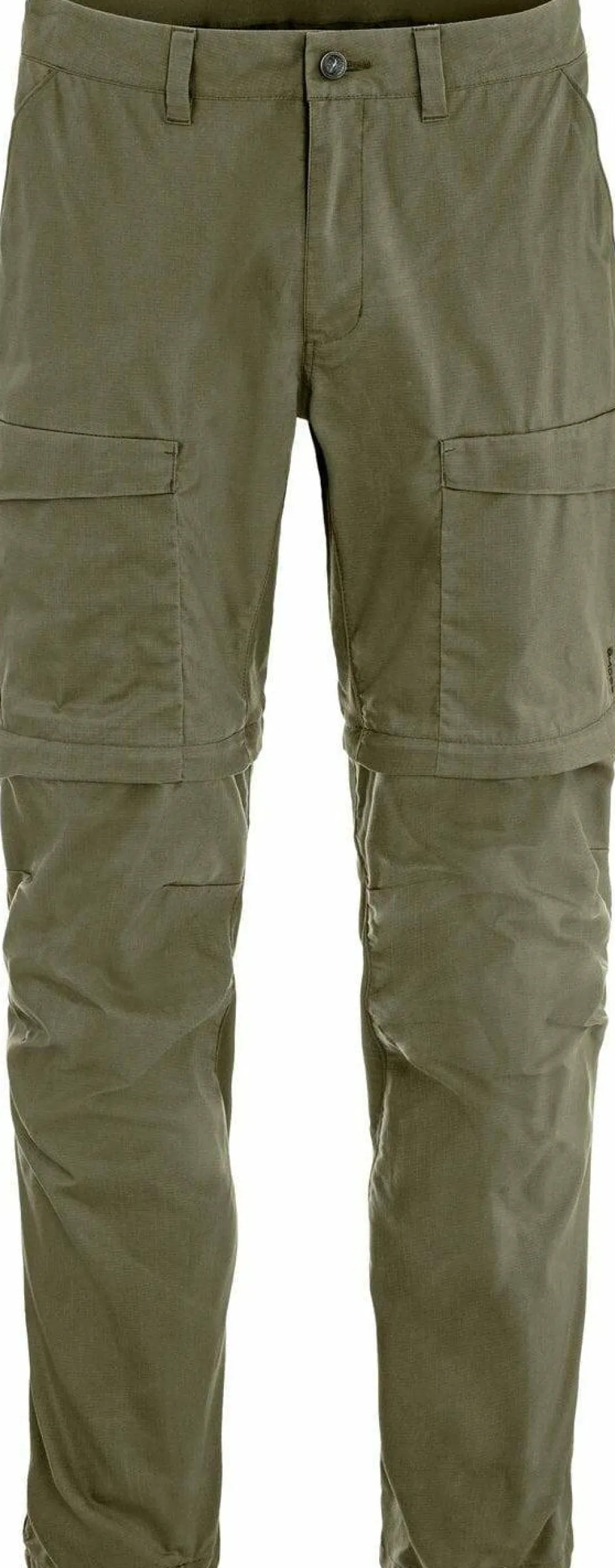 Fjällräven Men's Abisko Hybrid Trail Trousers Zip-Off Laurel Green