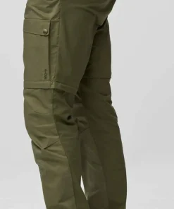 Fjällräven Men's Abisko Hybrid Trail Trousers Zip-Off Laurel Green