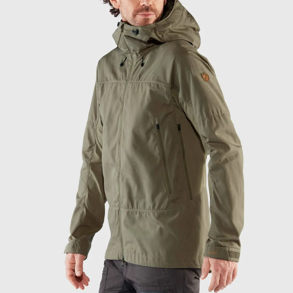 Fjällräven Men's Abisko Lite Trekking Jacket Dark Grey/Black