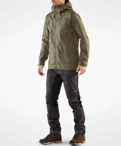 Fjällräven Men's Abisko Lite Trekking Jacket Dark Grey/Black