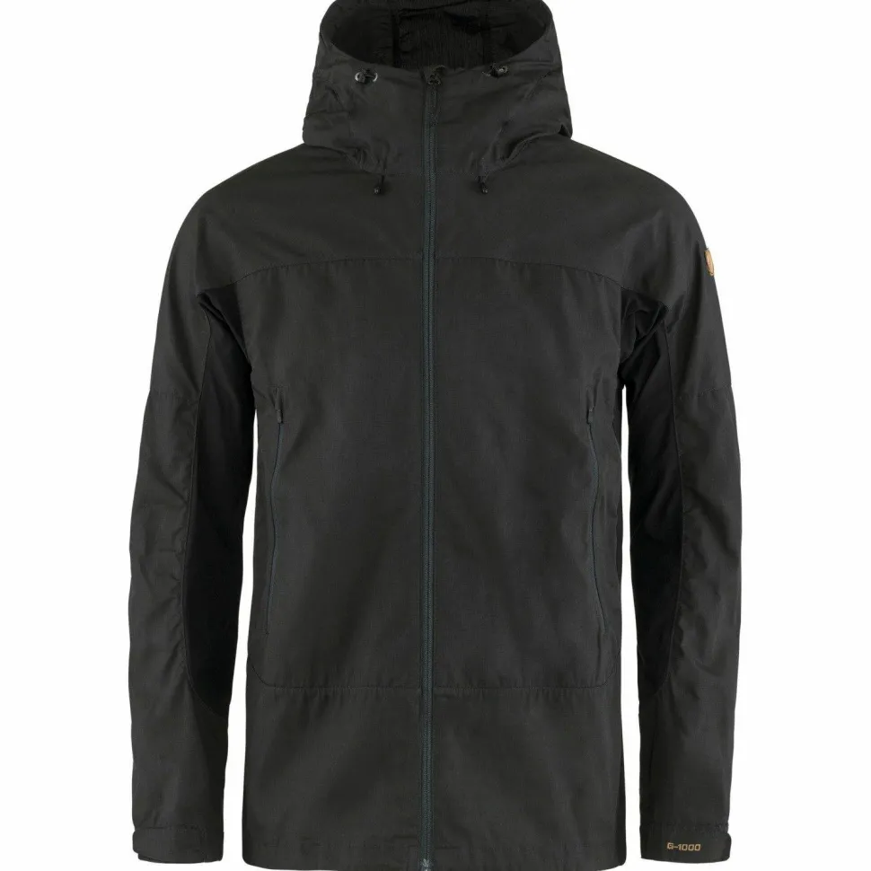 Fjällräven Men's Abisko Lite Trekking Jacket Dark Grey/Black