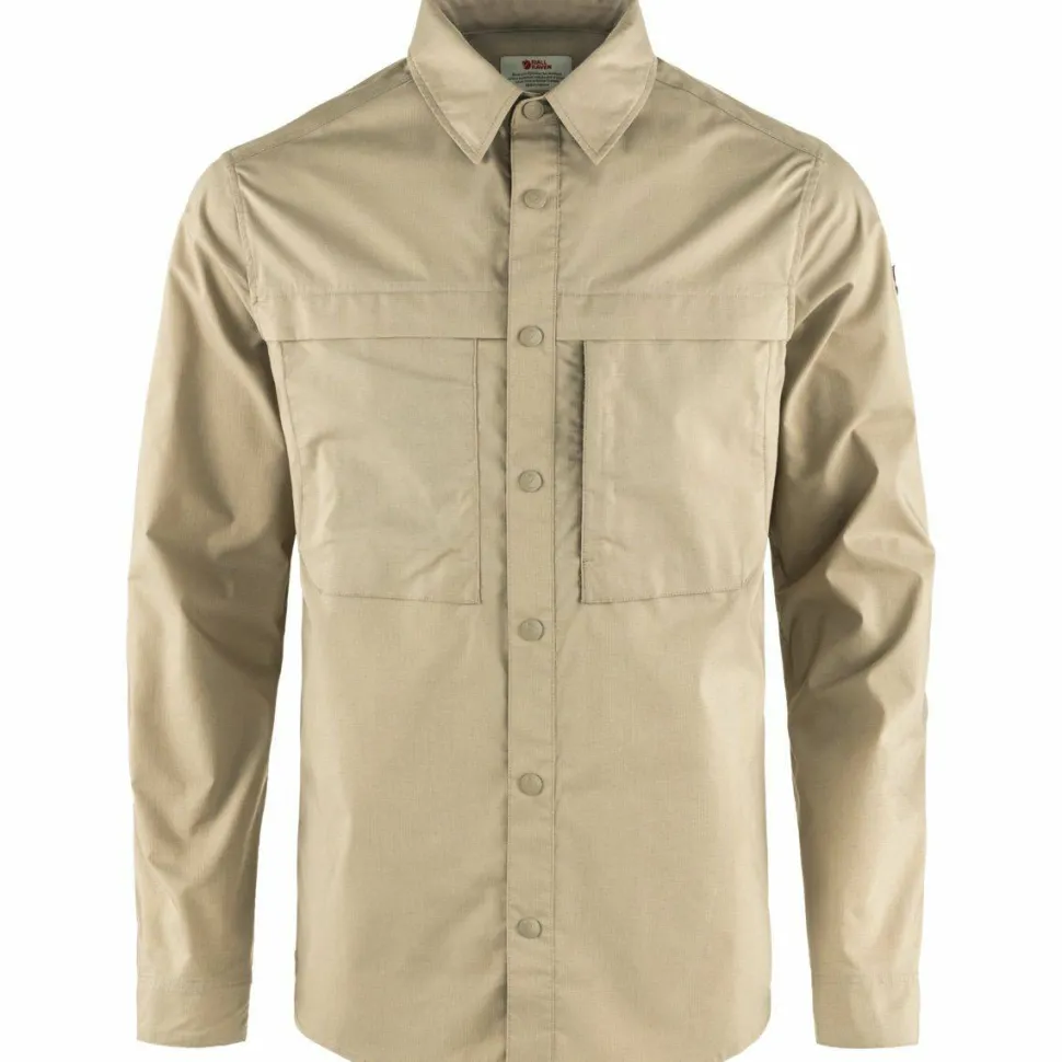 Fjällräven Men's Abisko Trail Shirt Long Sleeve Fossil