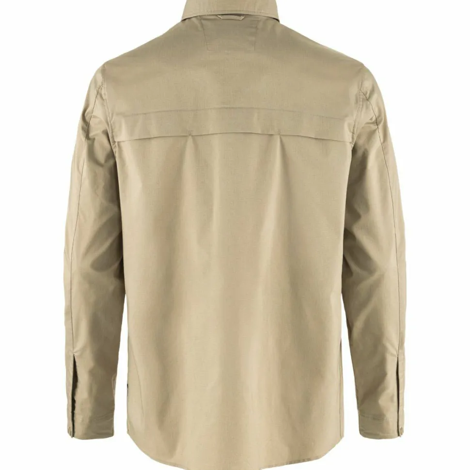 Fjällräven Men's Abisko Trail Shirt Long Sleeve Fossil