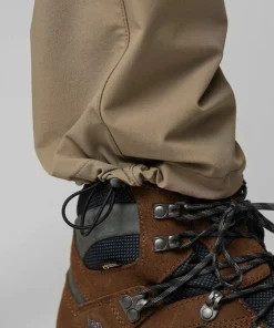 Fjällräven Men's Abisko Trail Stretch Trousers Suede Brown
