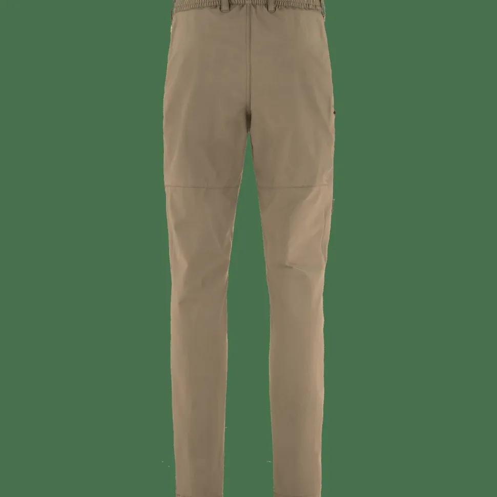Fjällräven Men's Abisko Trail Stretch Trousers Suede Brown