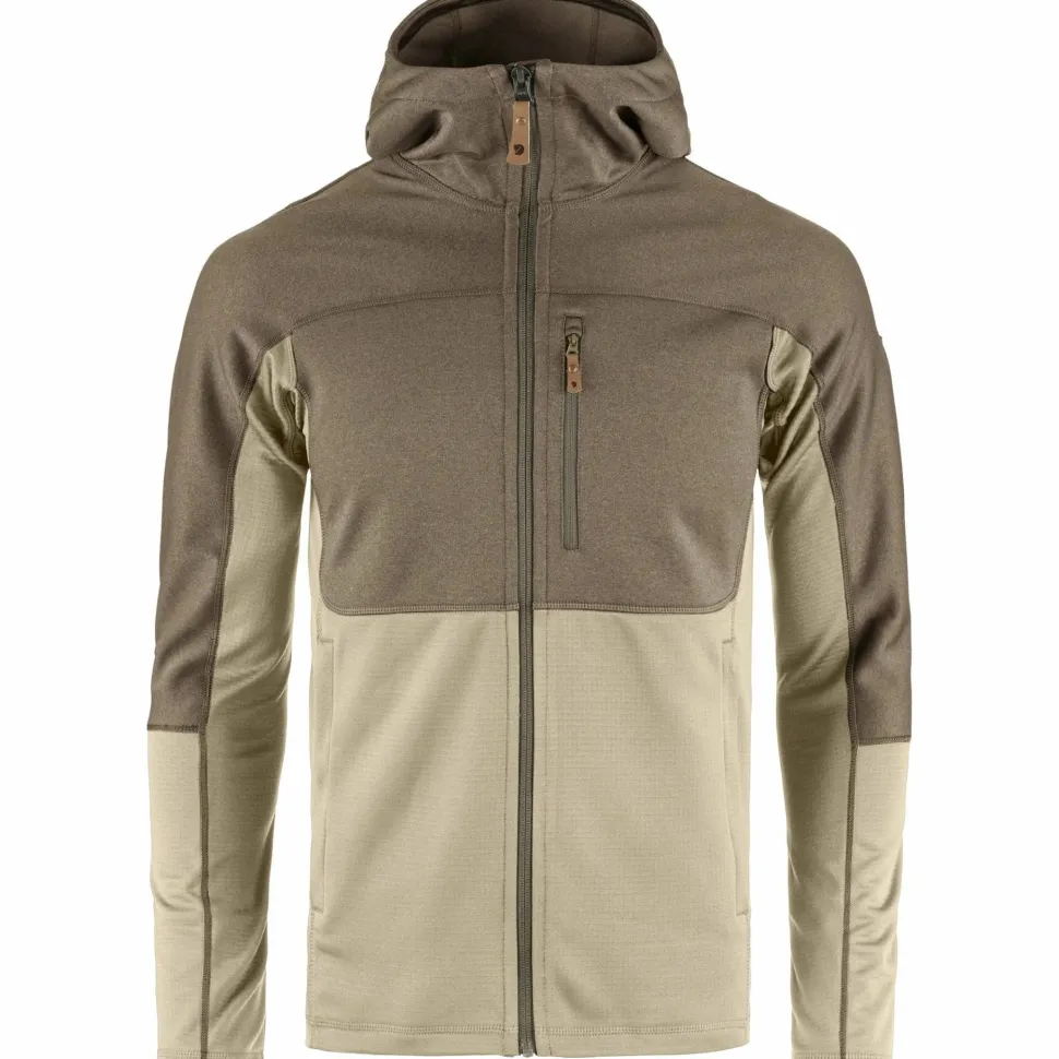 Fjällräven Men's Abisko Trail Fleece Fossil-suede Brown