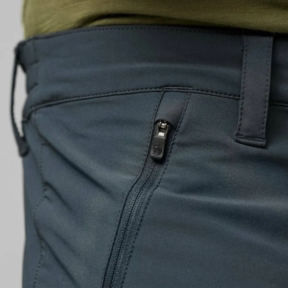 Fjällräven Men's Abisko Trail Stretch Shorts Dark Grey
