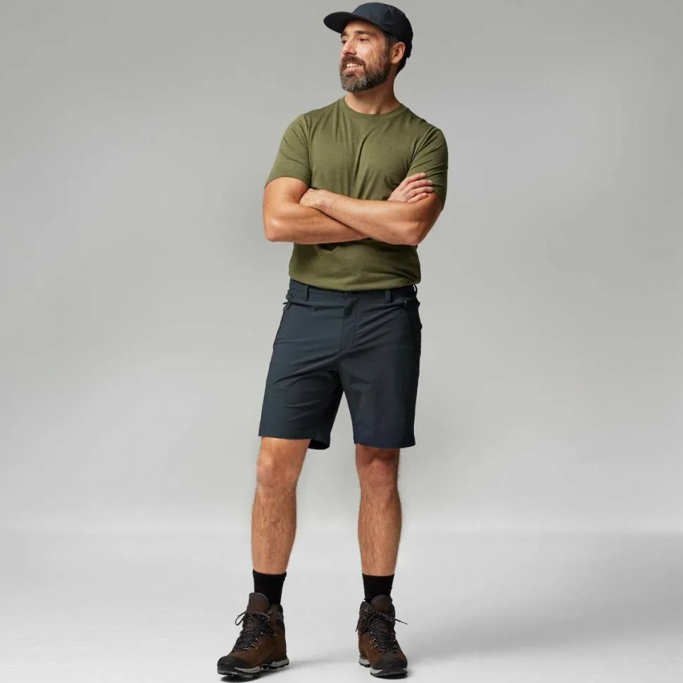 Fjällräven Men's Abisko Trail Stretch Shorts Laurel Green