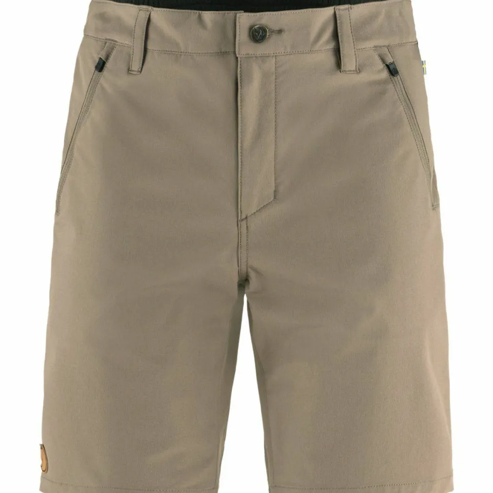 Fjällräven Men's Abisko Trail Stretch Shorts Suede Brown