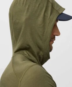 Fjällräven Men's Abisko Wool Hoodie Laurel Green