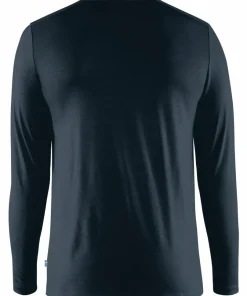 Fjällräven Men's Abisko Wool Ls Dark Navy