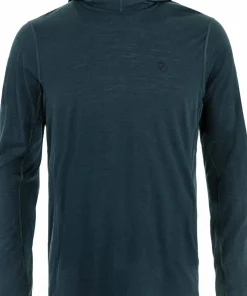 Fjällräven Men's Abisko Wool Hoodie Dark Navy