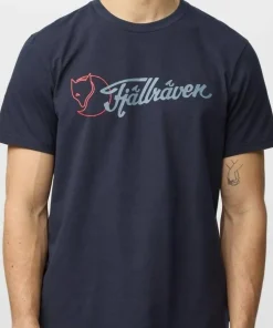 Fjällräven Men's Archive Logo T-Shirt Eggshell
