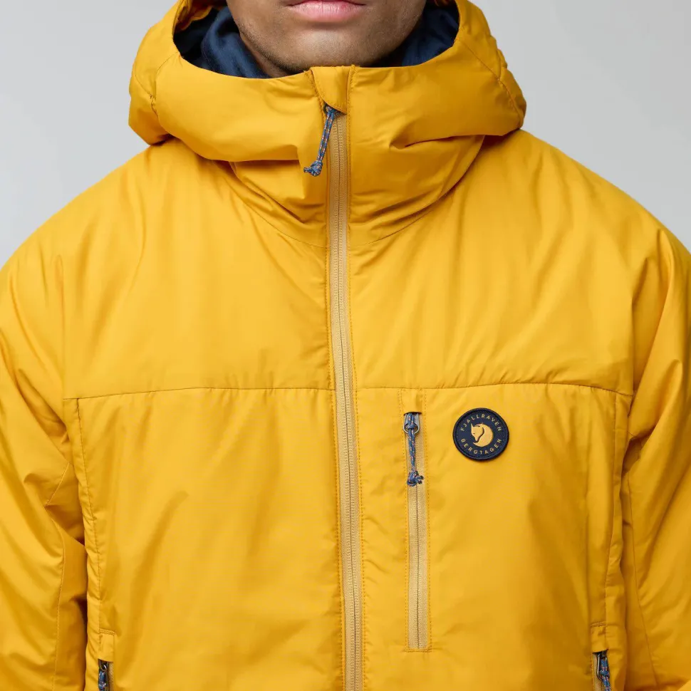 Fjällräven Men's Bergtagen 60 Insulation Jacket Mountain Blue-mustard Yellow