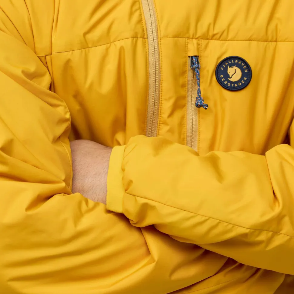 Fjällräven Men's Bergtagen 60 Insulation Jacket Mountain Blue-mustard Yellow