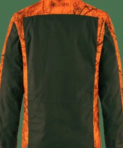 Fjällräven Men's Brenner Pro Padded Jacket Orange Multi Camo-Deep Forest