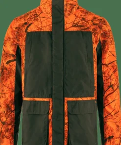 Fjällräven Men's Brenner Pro Padded Jacket Orange Multi Camo-Deep Forest