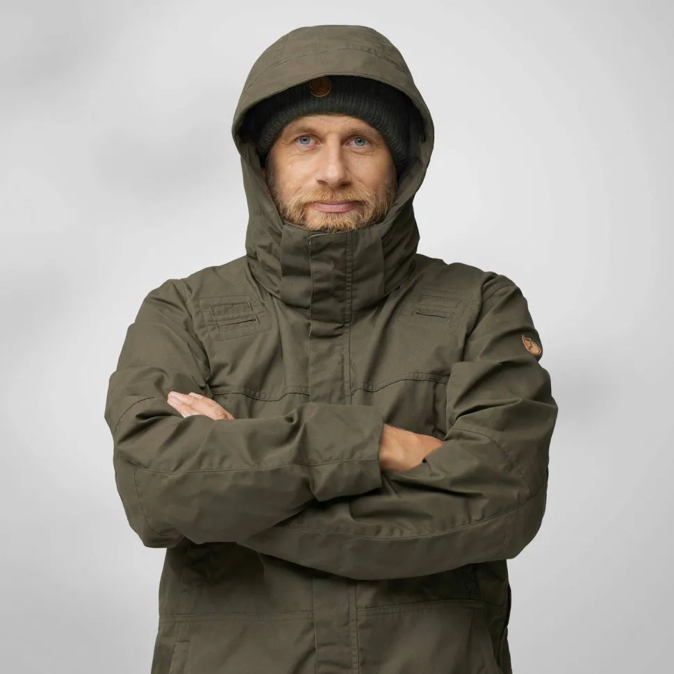 Fjällräven Men's Drev Hybrid Jacket Dark Olive
