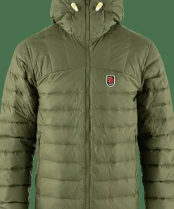 Fjällräven Men's Expedition Pack Down Hoodie Green-Mustard Yellow